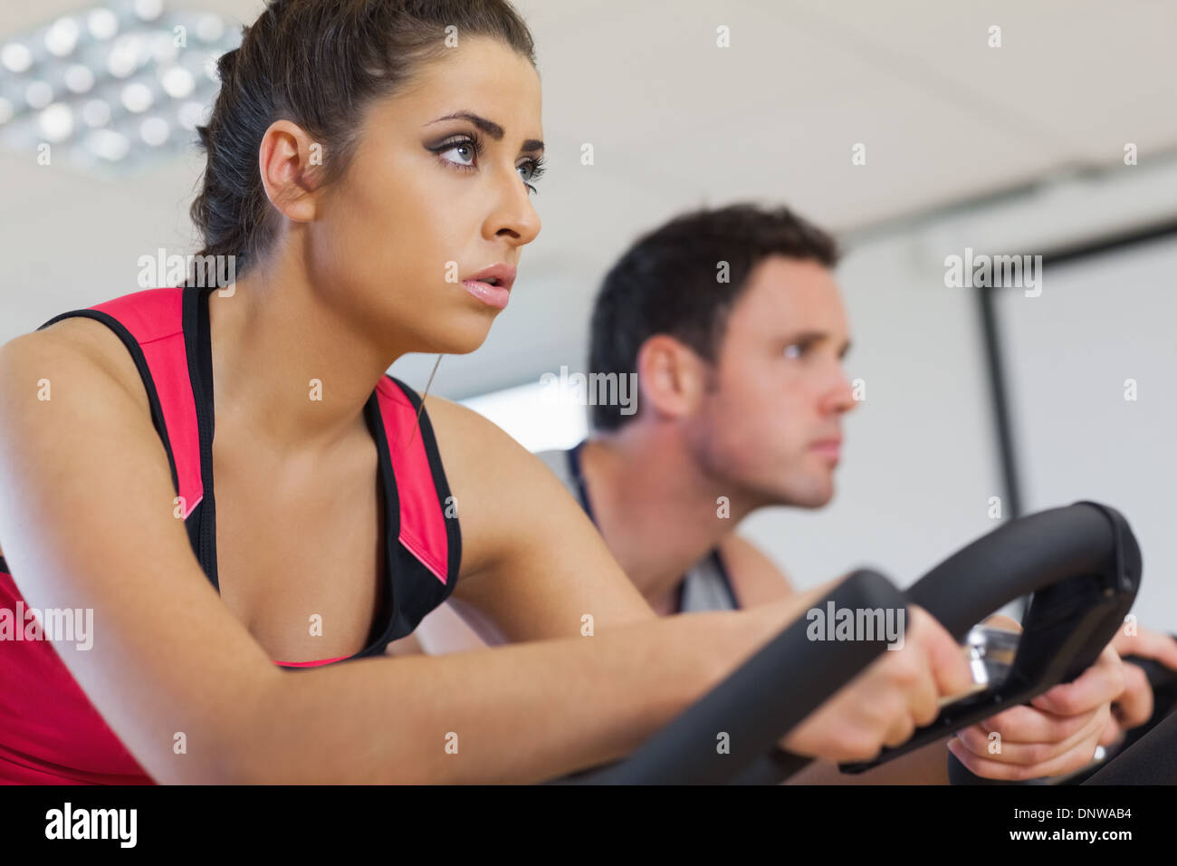 Spinning class young hires stock photography and images Alamy