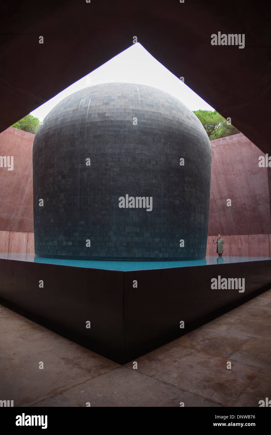 Second Wind by James Turrell at NMAC, Spain Stock Photo Alamy
