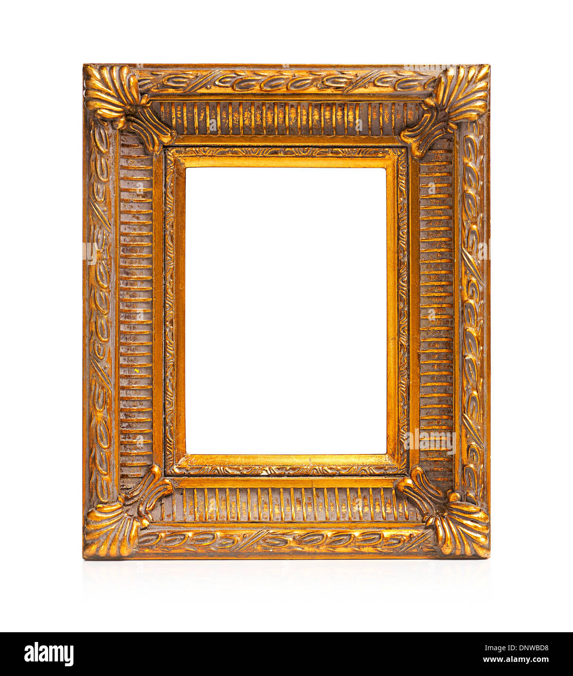 Ornate gold picture frame Stock Photo Alamy