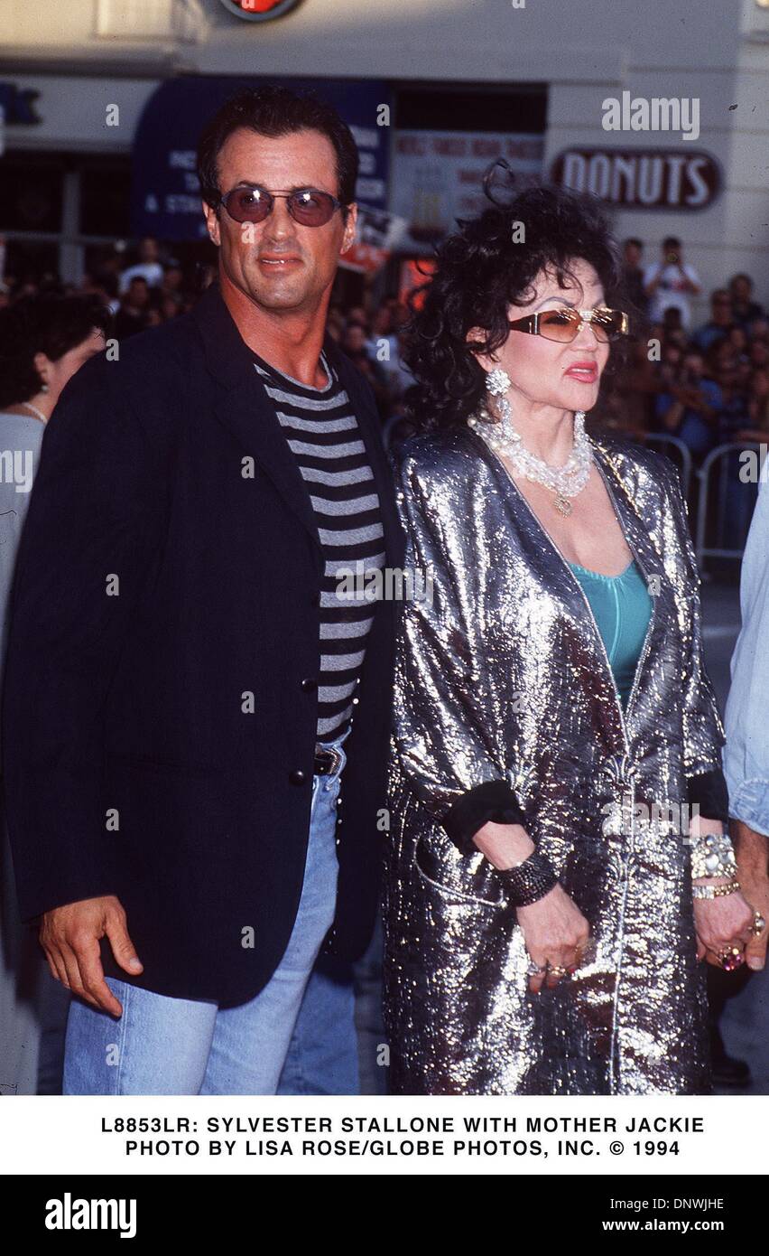 Jackie Stallone And Sylvester Stallone