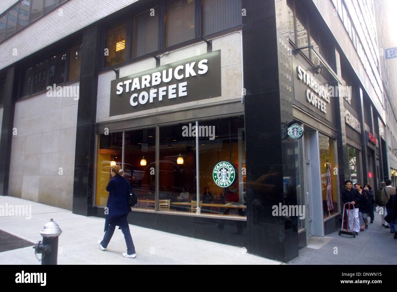 May 14, 2002 - STARBUCKS IN NYC .SUPPLIED BY (Credit Image