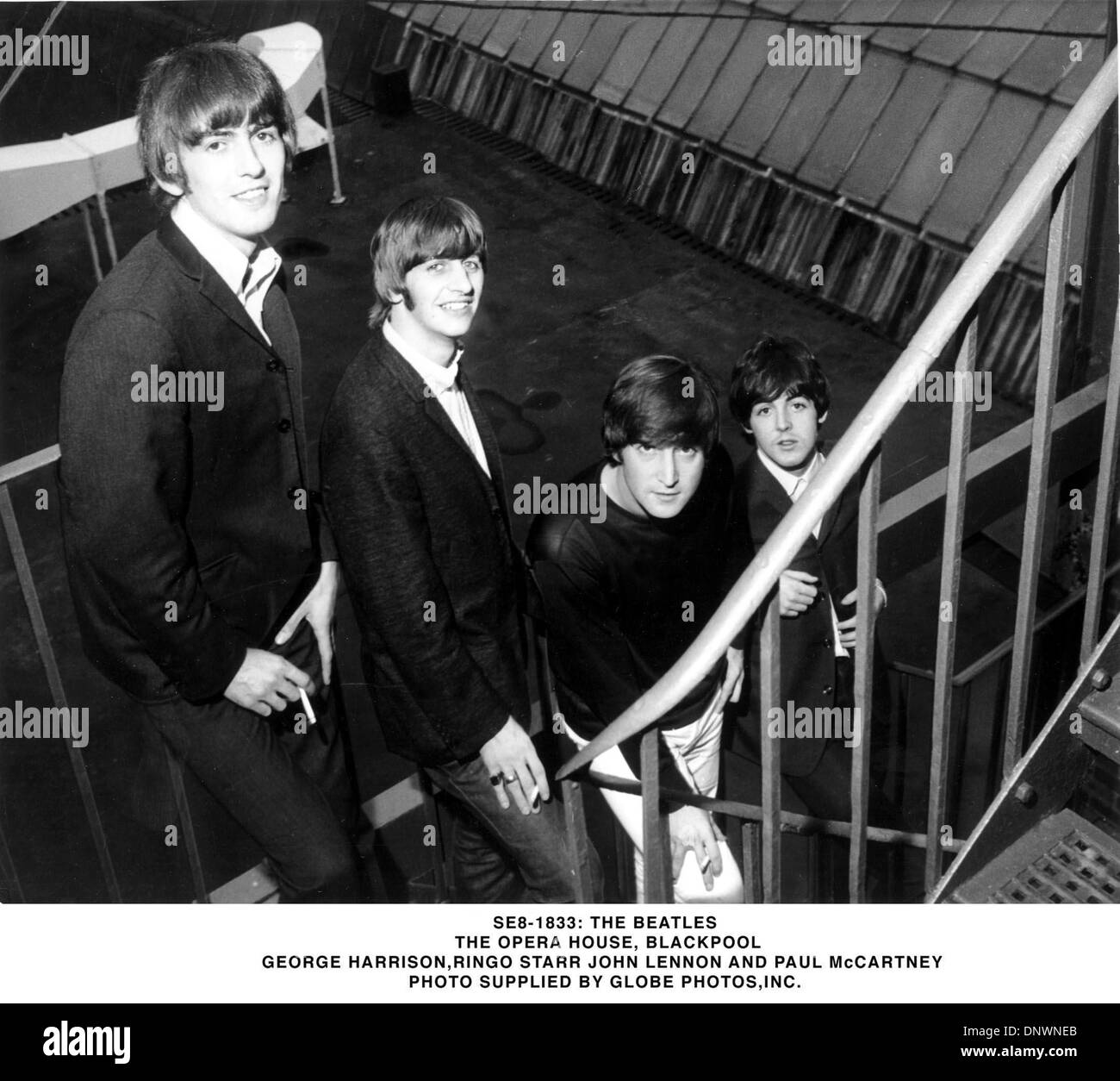 July 19 1964 Se8 13 The Beatles The Opera House Blackpool George Harrison Ringo Starr John Lennon And Paul Mccartney Supplied By 1964 Credit Image C Globe Photos Zumapress Com Stock Photo Alamy