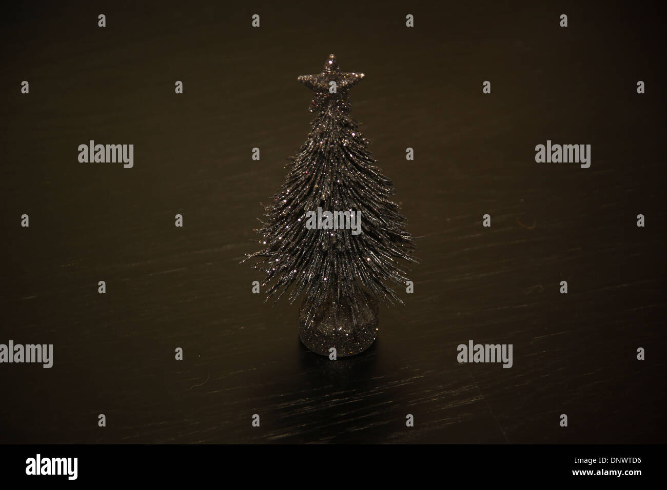 Small black Christmas tree ornament Stock Photo Alamy