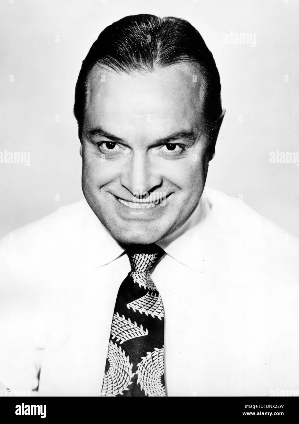 Jan. 1, 1940 - New York, NY, U.S. - It is hardly necessary to enumerate the accomplishments, patriotic services, charitable donations, awards, medals, and honorariums pertaining to BOB HOPE, a man for whom the word 'legend' seems somehow inadequate. Never mind that he was born in England; the entertainer unquestionably became an American institution.  (Credit Image: © KEYSTONE Pict Stock Photo