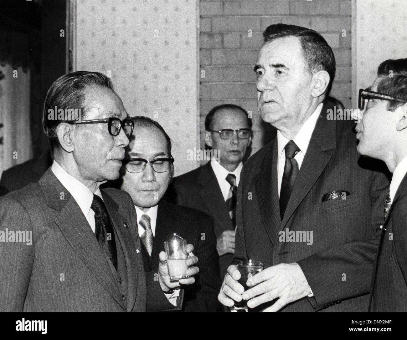 Jul 15, 1975 - Tokyo, Japan - Japanese Prime Minister TAKEO MIKI L