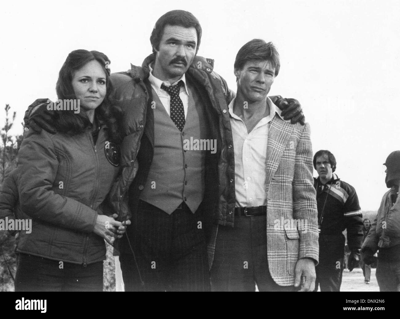 July 5, 1978 - SALLY FIELDS with Burt Reynolds and Jan Michael Vincent.Hooper.1978.(Credit Image: © Globe Photos/ZUMAPRESS.com) Stock Photo