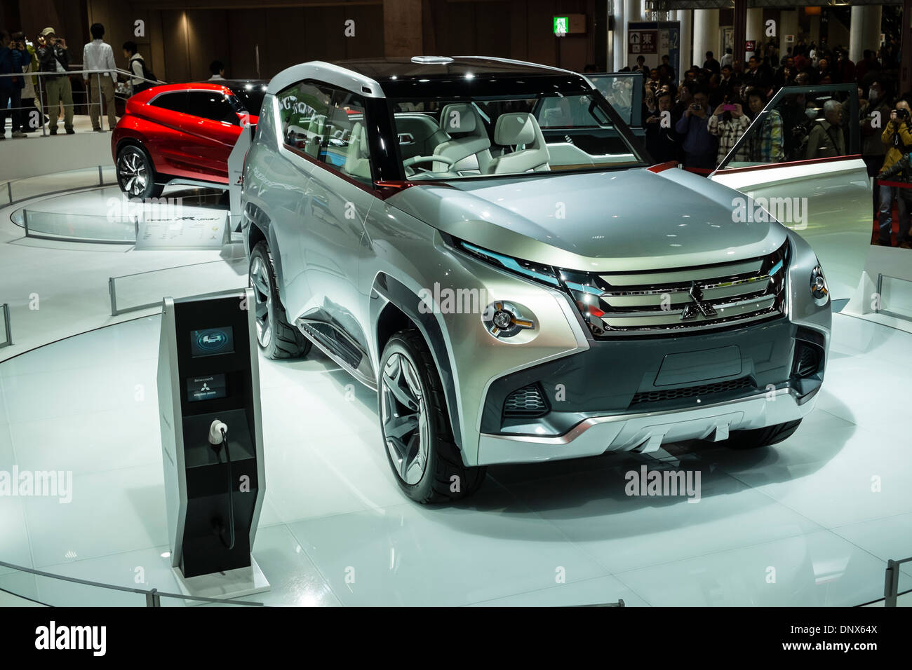 Mitsubishi GC-PHEV concept SUV plug-in hybrid electric at Tokyo Motor Show 2013 in Japan Stock Photo