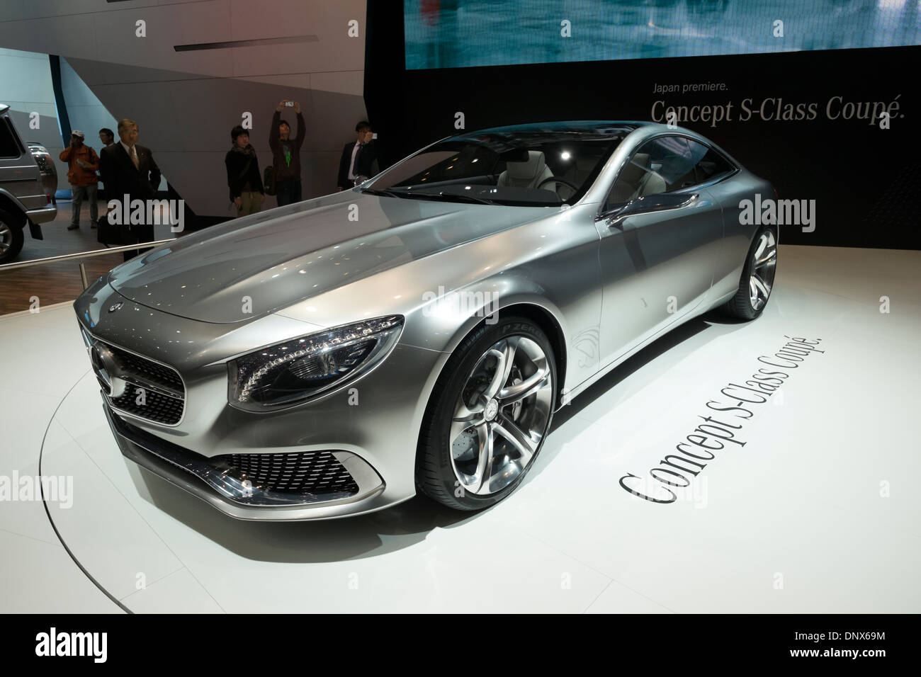 Mercedes concept S-Class Coupe at Tokyo Motor Show 2013 in Japan Stock Photo