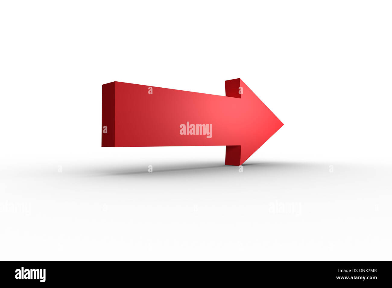 Red arrow Stock Photo