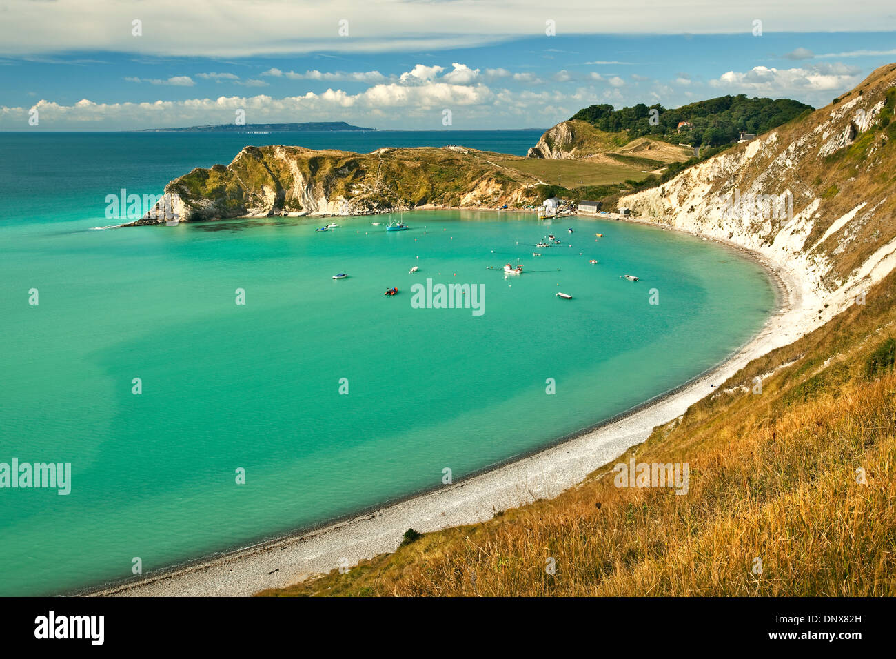 a-view-of-lulworth-cove-on-the-jurassic-coast-in-dorset-uk