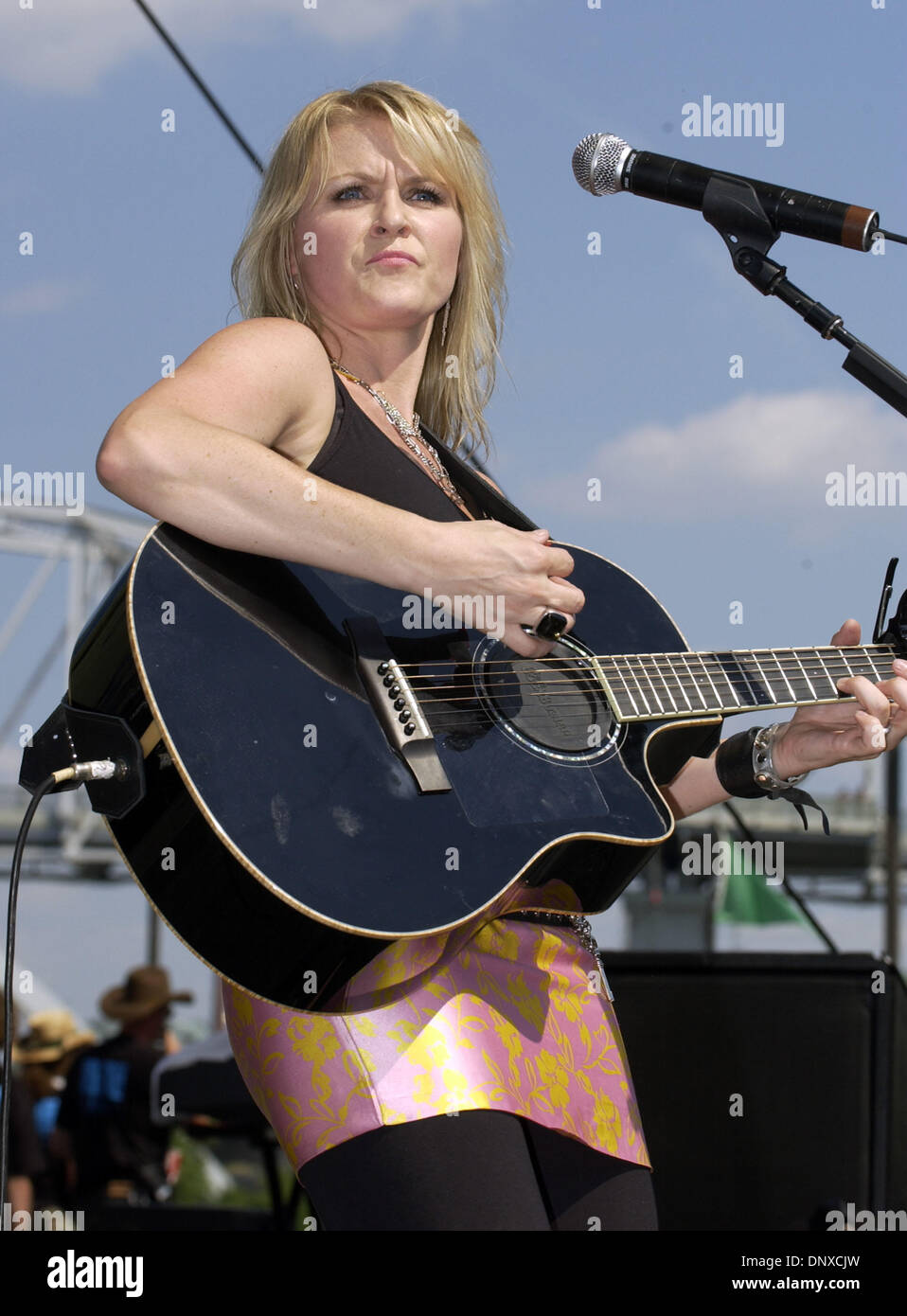 Jun 09, 2006 - Nashville, TN, USA - Musician CAROLYN DAWN JOHNSON performs live at the Riverfront Stage as part of the 2006 CMA Music Festival that took place in downtown Nashville. (Credit Image: © Jason Moore/ZUMA Press) Stock Photo