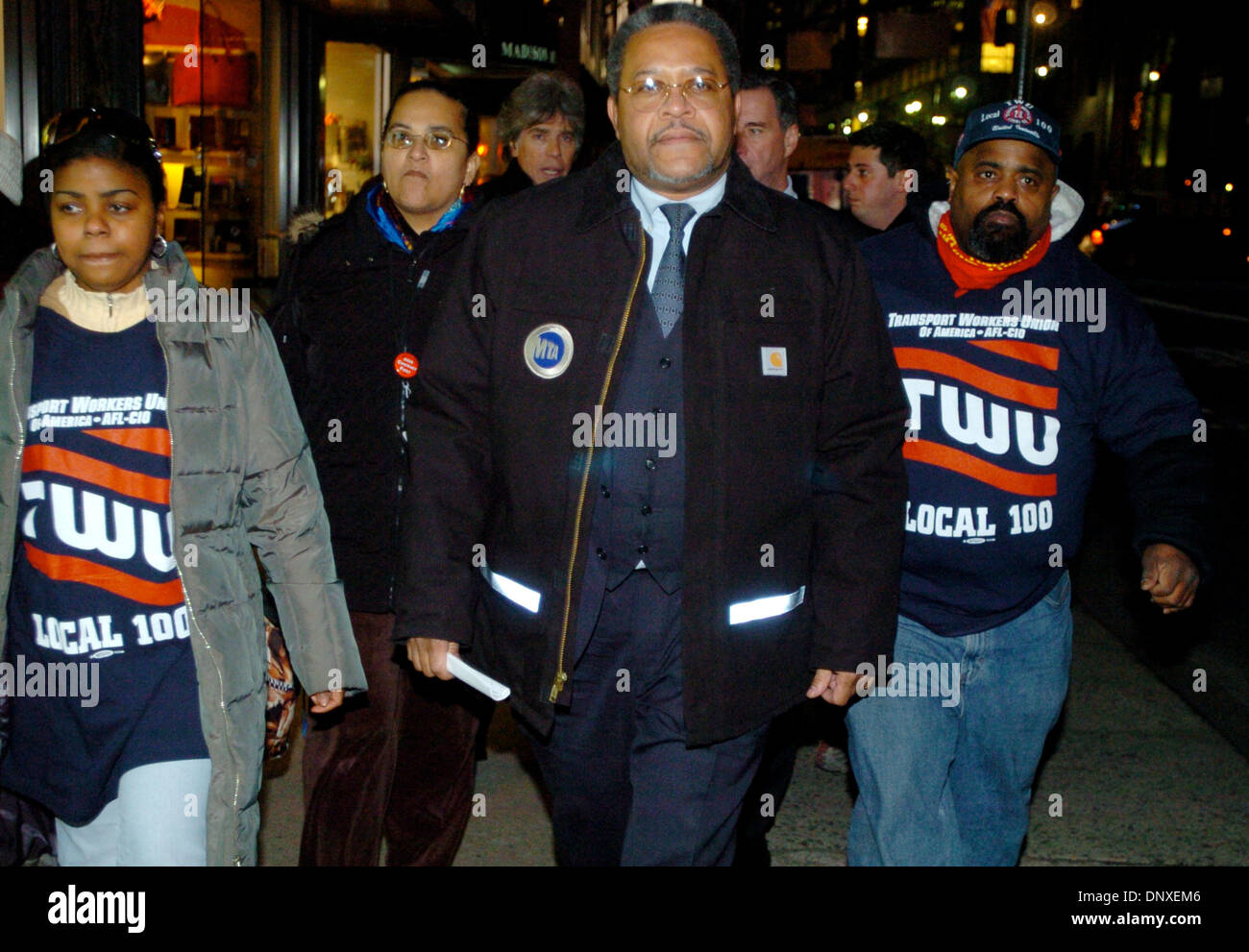 Dec 07, 2005; Manhattan, NY, USA; ROGER TOUSSAINT (C), President