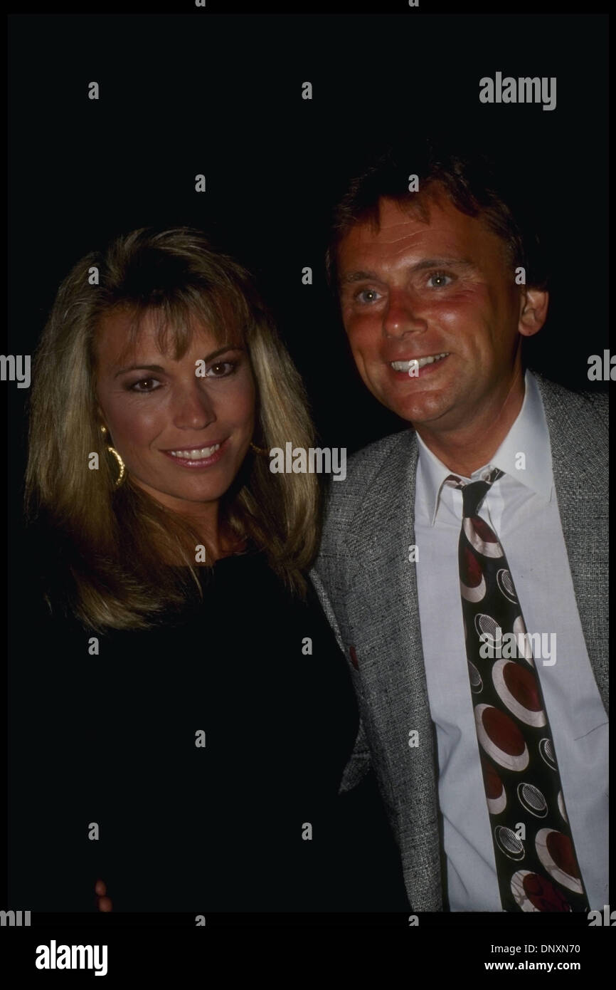 1989 hollywood ca usa from wheel of fortune vanna white and pat