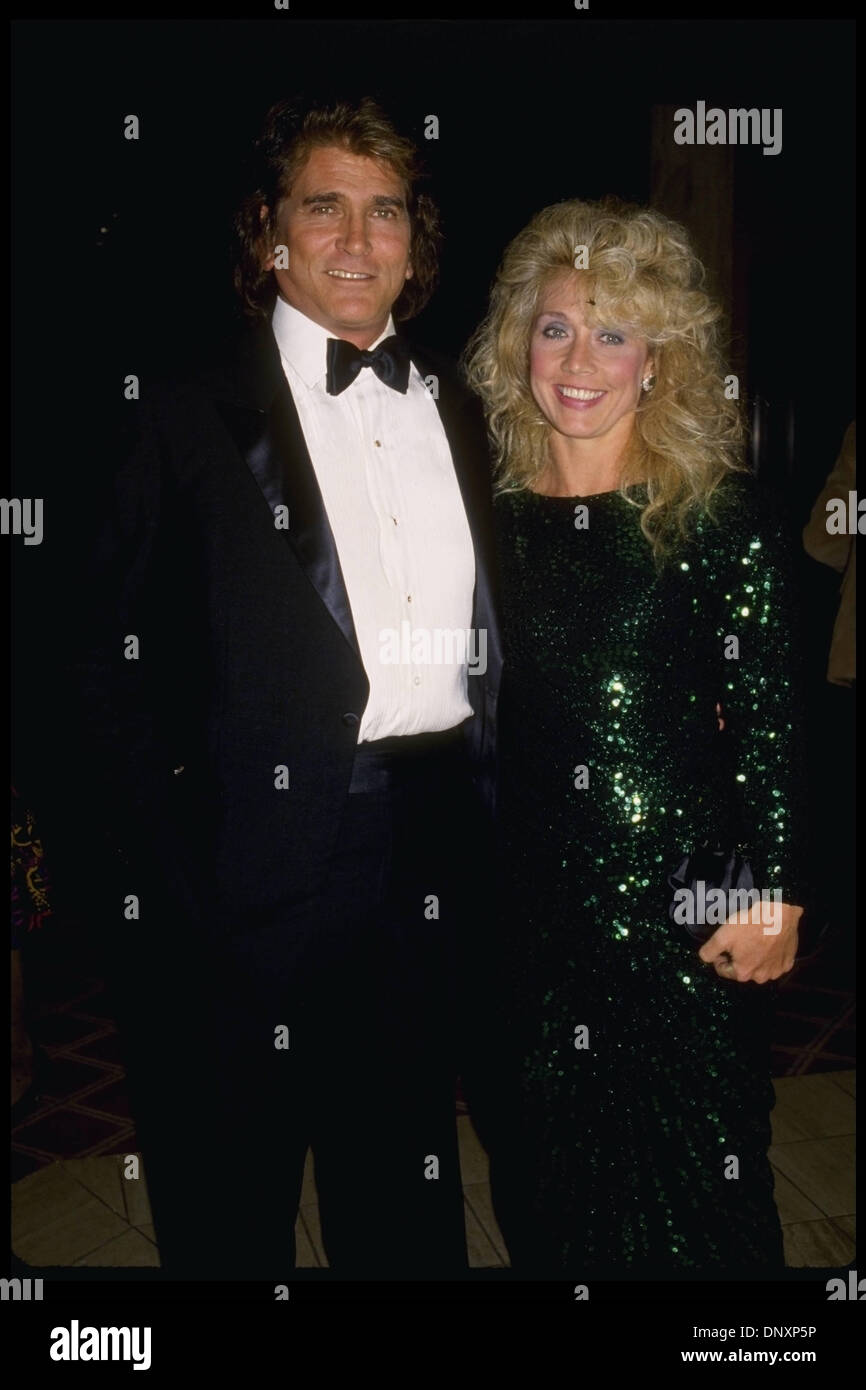 Hollywood, CA, USA; Actor MICHAEL LANDON and wife CINDY LANDON are shown in  undated photo. (Michelson-Betty Michelson/date unknown) Mandatory Credit:  Photo by Michelson/ZUMA Press. (©) Copyright 2006 Michelson Stock Photo -  Alamy