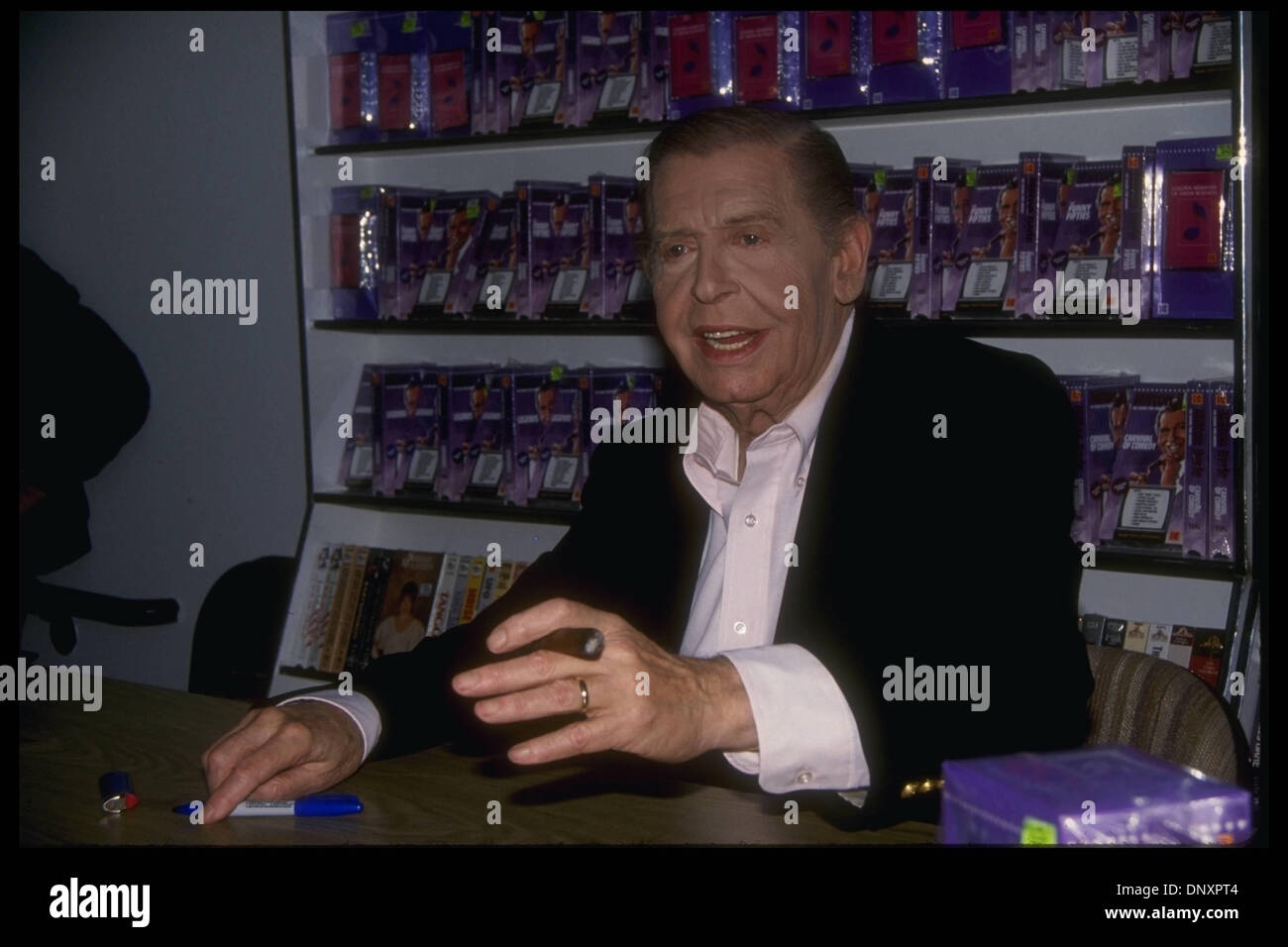 Hollywood, CA, USA; Comedian and TV pioneer MILTON BERLE is shown in an