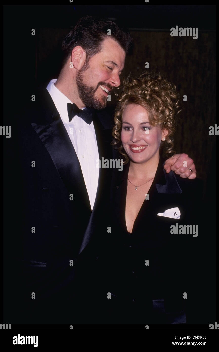 Hollywood, CA, USA;  GENIE FRANCIS and husband JONATHAN FRAKES attend the Starlight Foundation in honor of Arsenio Hall in an undated photo.  Mandatory Credit: Kathy Hutchins/ZUMA Press. (©) Kathy Hutchins Stock Photo