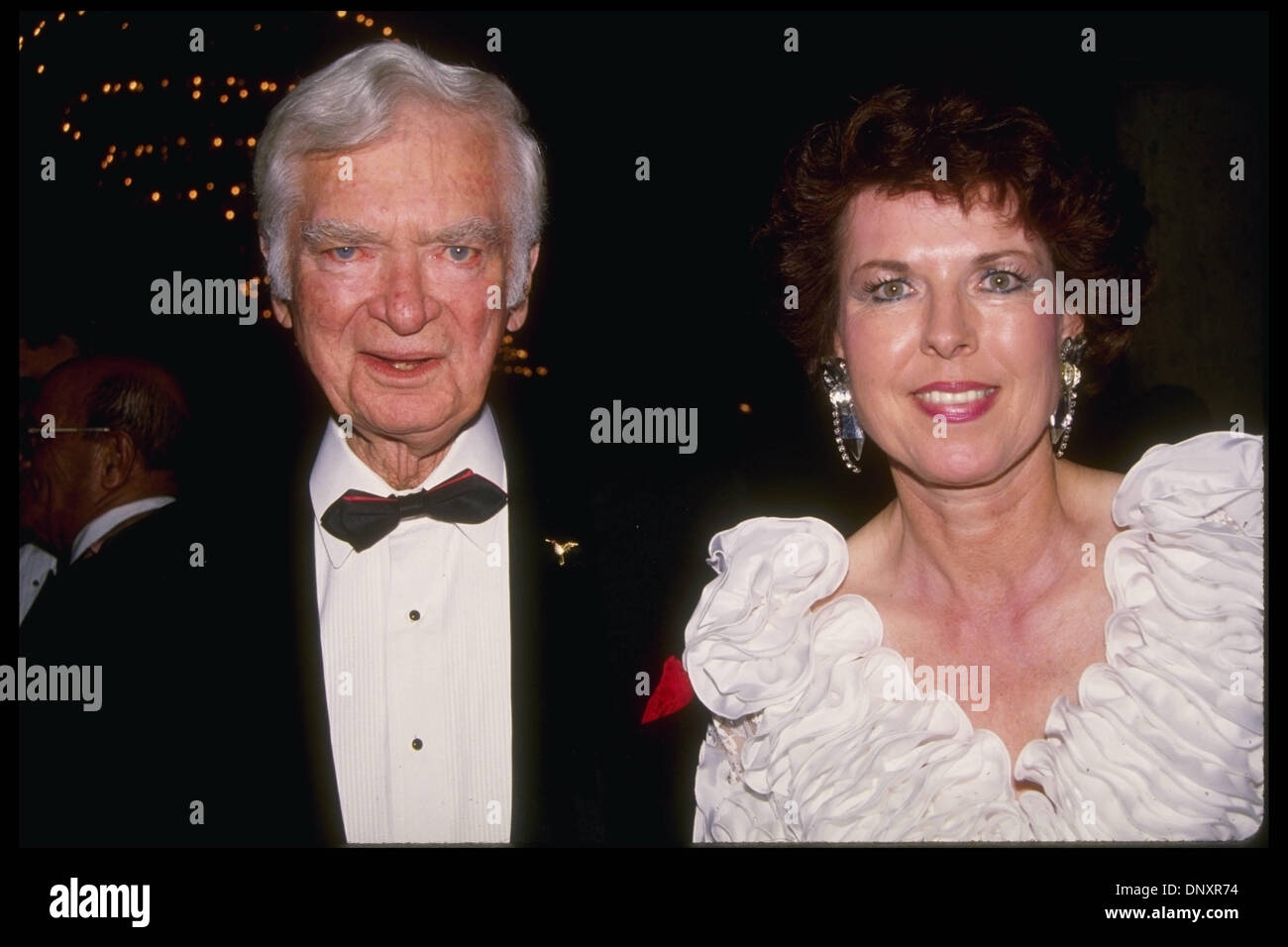 Hollywood, CA, USA; BUDDY EBSEN and DOROTHY EBSEN are shown in an Stock