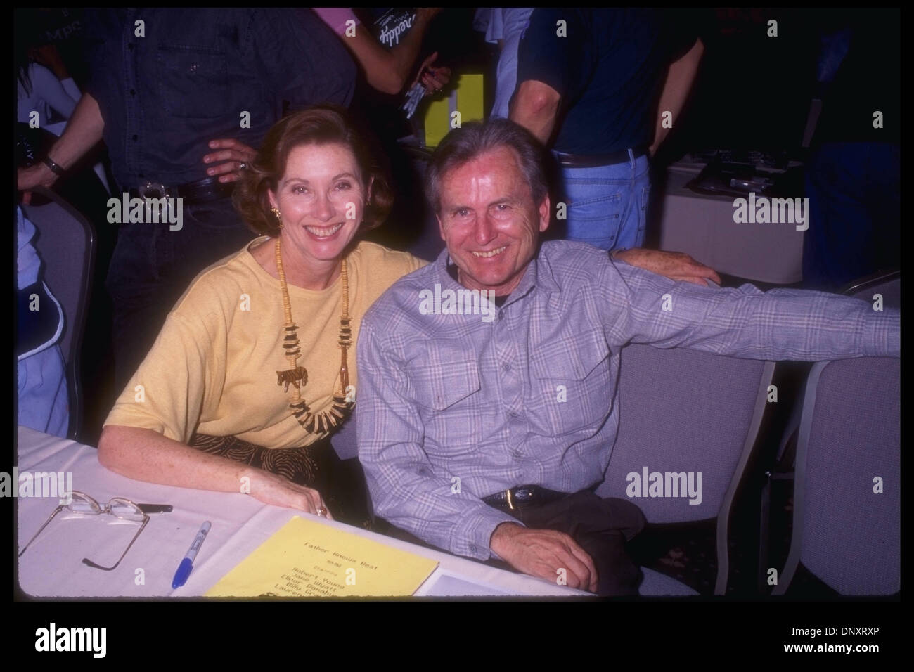 August 24, 1995; Hollywood, CA, USA; Classic TV's 'Father Knows Best,' castmembers ELINOR DONAHUE and BILLY GRAY attend the Ray courts Memorbillia Show held at the Beverly Johnson Hotel in S.C., Ca.  Mandatory Credit: Kathy Hutchins/ZUMA Press. (©) Kathy Hutchins Stock Photo