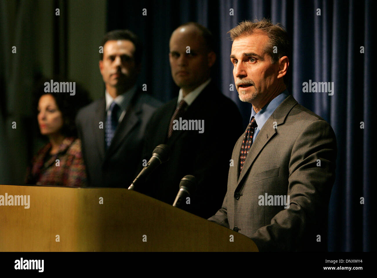 Jan 06, 2006; San Diego, CA, USA; Assistant US Attorney SHANE HARRIGAN