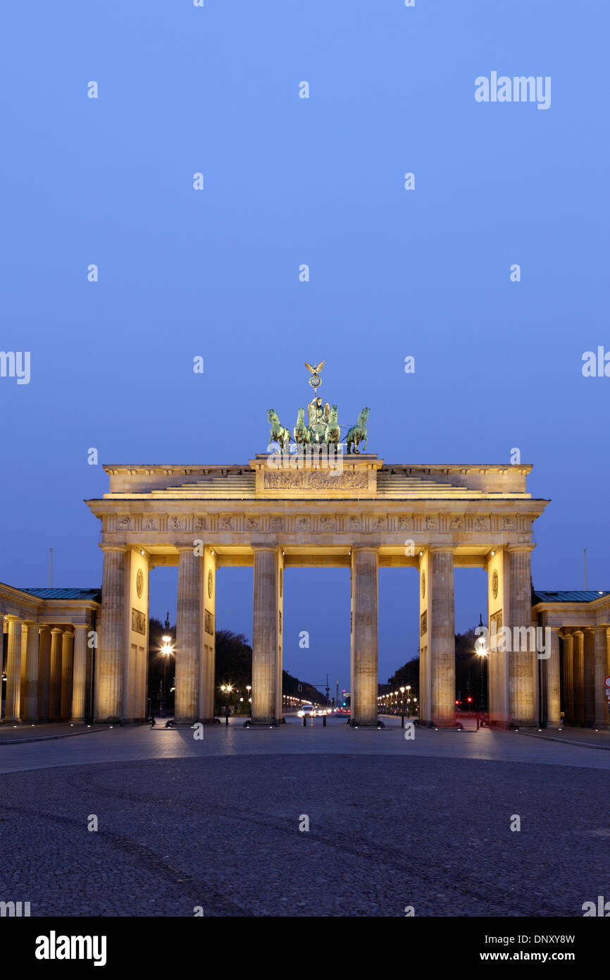 The Brandenburg Gate, Berlin, Germany Stock Photo