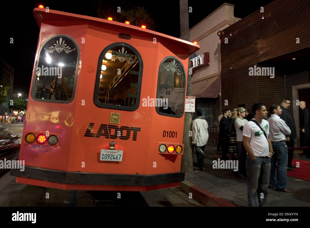 Jan 09, 2006; Los Angeles, CA, USA; The New LADOT Holly Trolley (seen