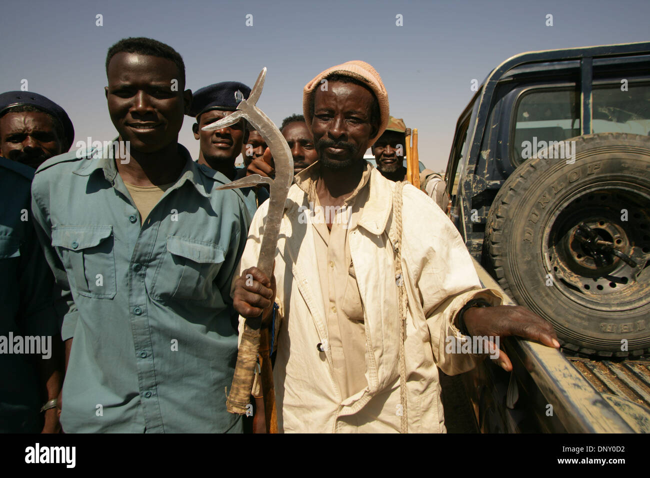 Jan 10, 2006; Nyala, Darfur, Sudan; Kalma IDP camp, Sudanese government ...