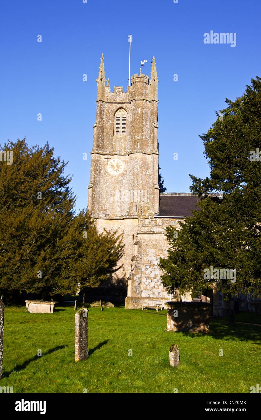 St. James's church, Avebury, Wiltshire, England Stock Photo