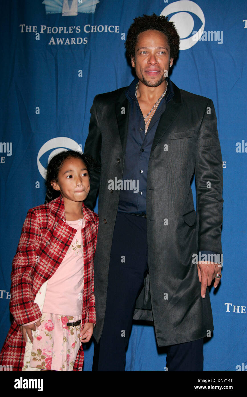 Jan 10, 2006; Los Angeles, CA, USA; GARY DOURDAN and NYLA in the press room at the 32nd Annual People's Choice Awards held at the Shrine Auditorium in Los Angeles. Mandatory Credit: Photo by Lisa O'Connor/ZUMA Press. (©) Copyright 2006 by Lisa O'Connor Stock Photo