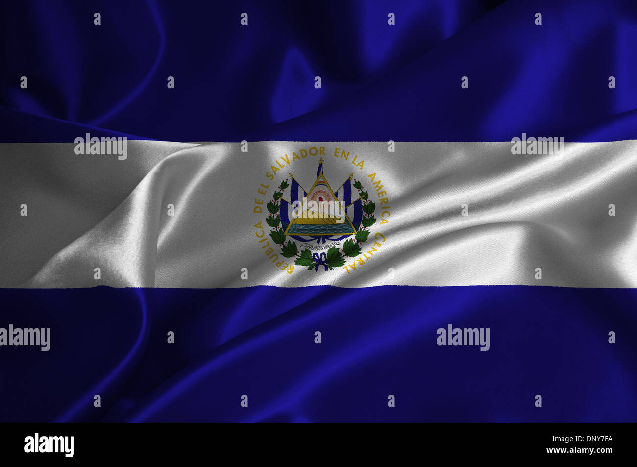 Flag of salvador hi-res stock photography and images - Alamy