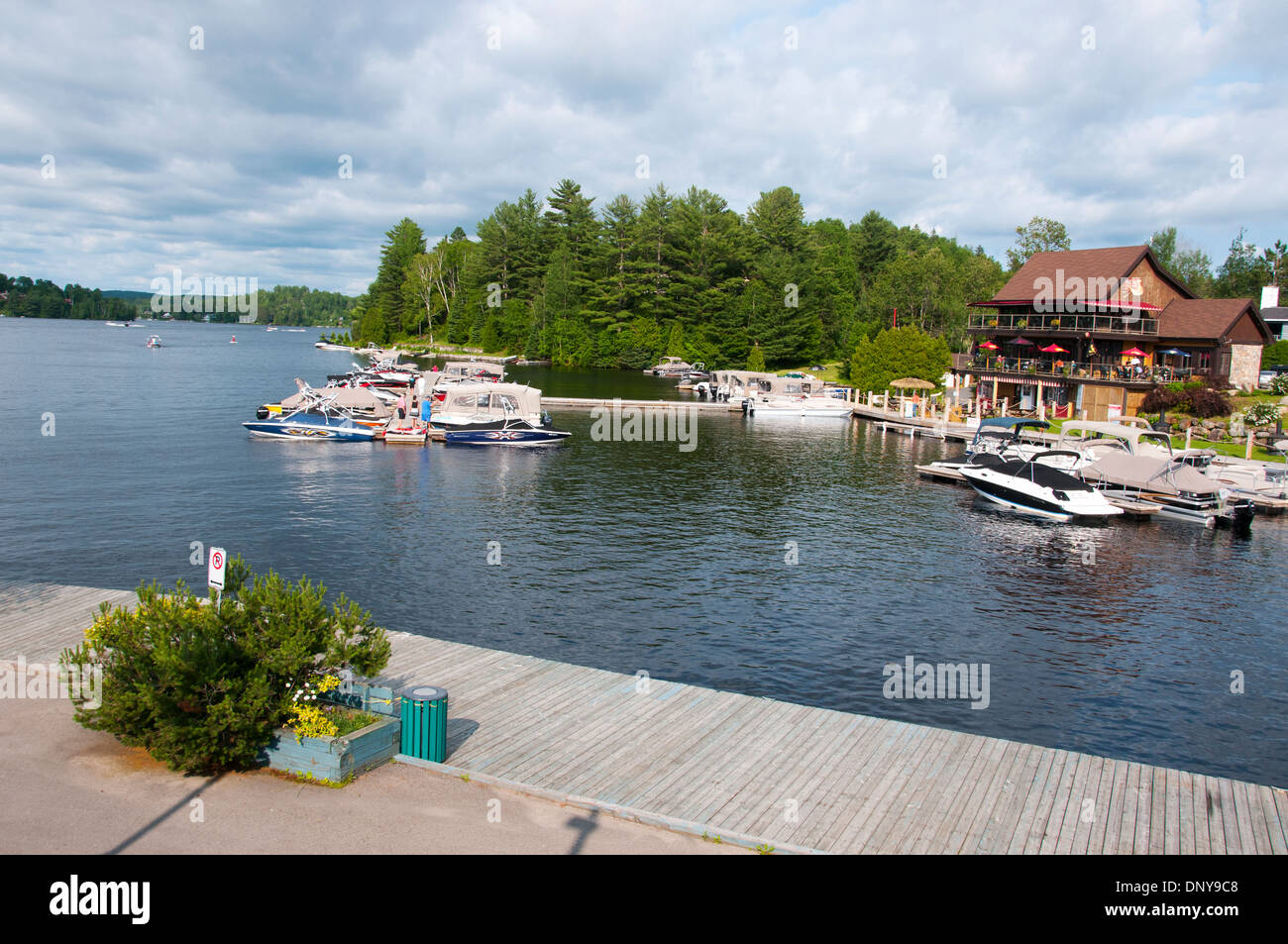 Town of St Marguerite du Lac Masson Laurentides Quebec Canada Stock