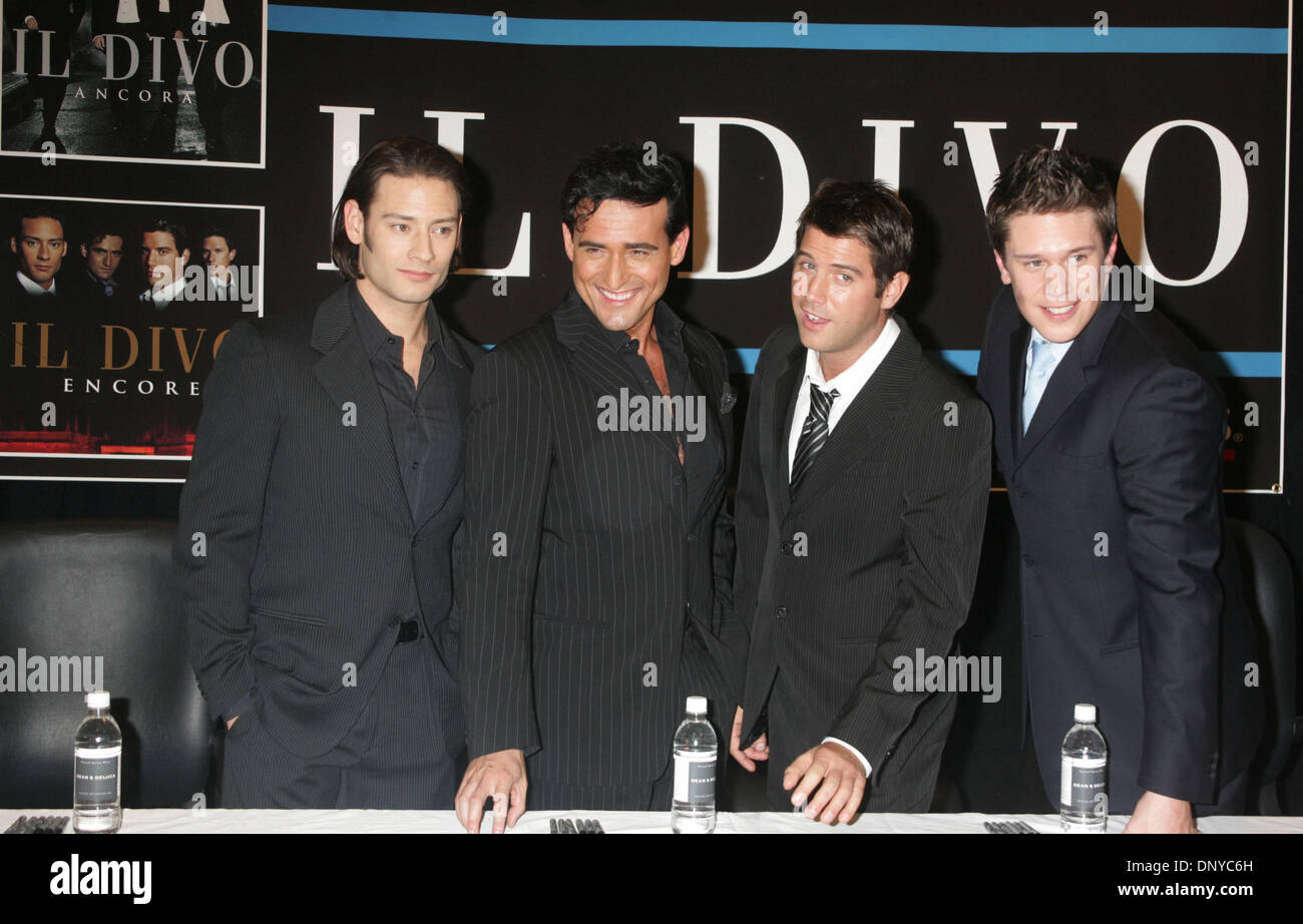 Pop Opera Groups Jan 25, 2006; New York, NY, USA; Pop/Opera group IL DIVO (L-R) URS TONI ...
