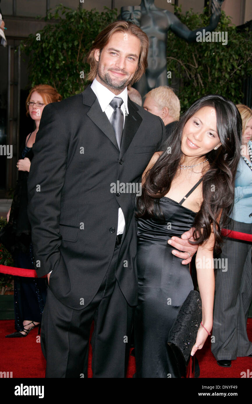 Jan 29, 2006; Los Angeles, CA, USA; JOSH HOLLOWAY and wife YESSICA