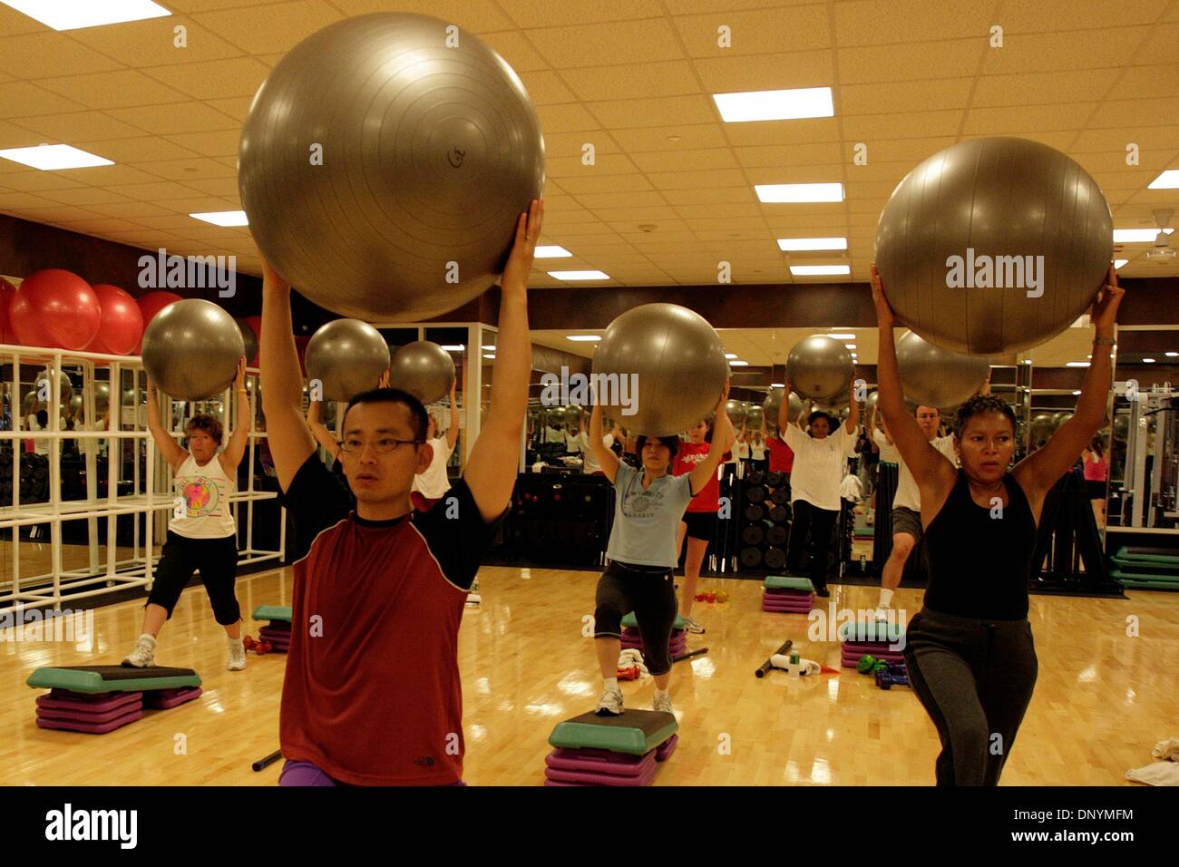 Oct 28, 2006 Garden City, New York, USA A look into the gym in the