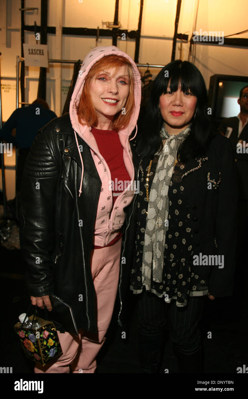 Feb 08, 2006; New York, NY, USA; DEBBIE HARRY and designer ANNA