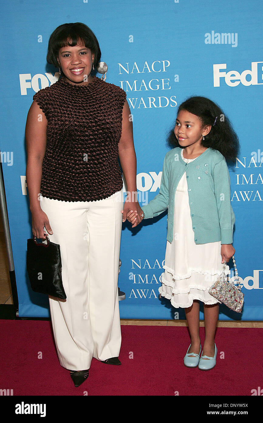 Feb 11, 2006; Beverly Hills, CA, USA; Actress CHANDRA WILSON and daughter during arrivals 37th NAACP Image Awards - Nominee Luncheon held at the Beverly Hilton. Mandatory Credit: Photo by Jerome Ware/ZUMA Press. (©) Copyright 2006 by Jerome Ware Stock Photo