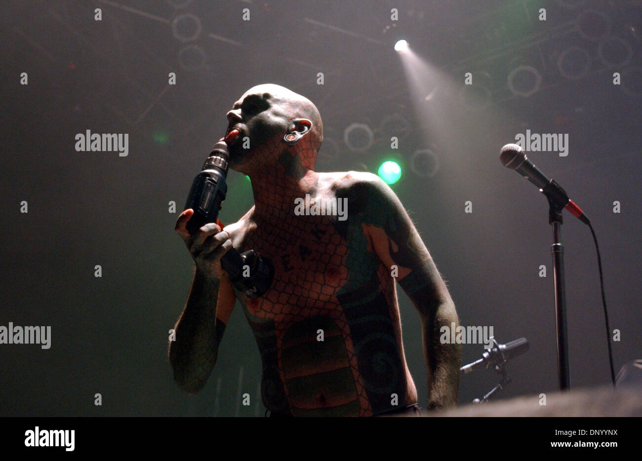 Feb 19, 2006; Myrtle Beach, SC, USA; The Lizardman Freak Show makes an ...