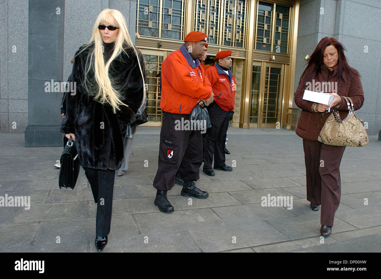 Feb 21, 2006; Manhattan, New York, USA; John Gotti Jr.'s sisters