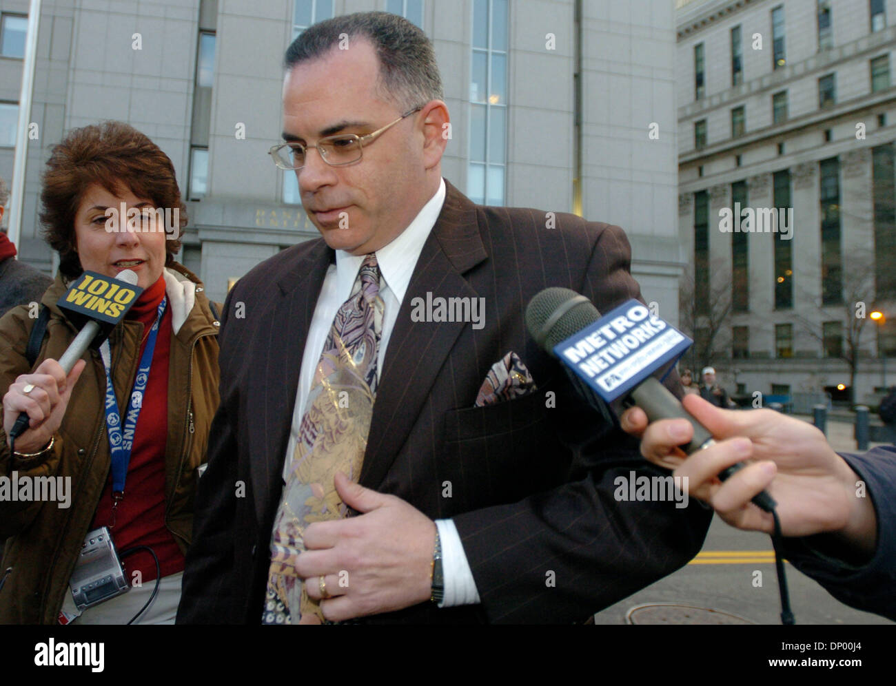 Feb 21, 2006; Manhattan, New York, USA; JOHN GOTTI JR. exits Manhattan ...