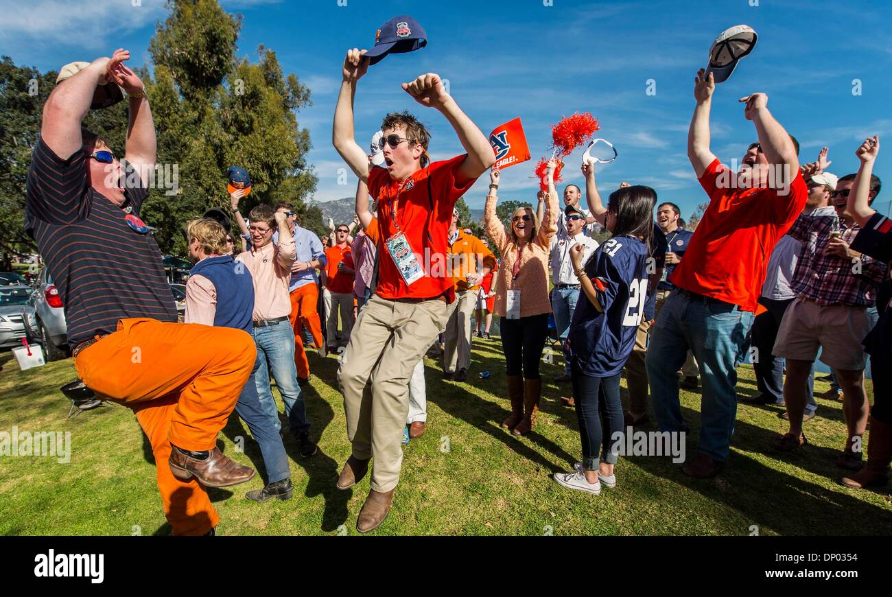 Pasadena, California, USA. 6th Jan, 2014. Members of Auburn's Delta