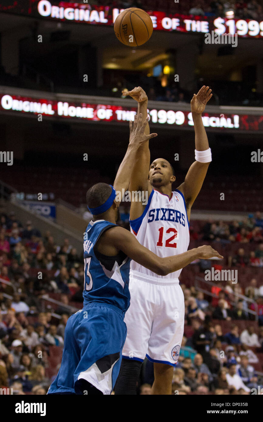January 6, 2014 Philadelphia 76ers small forward Evan Turner (12