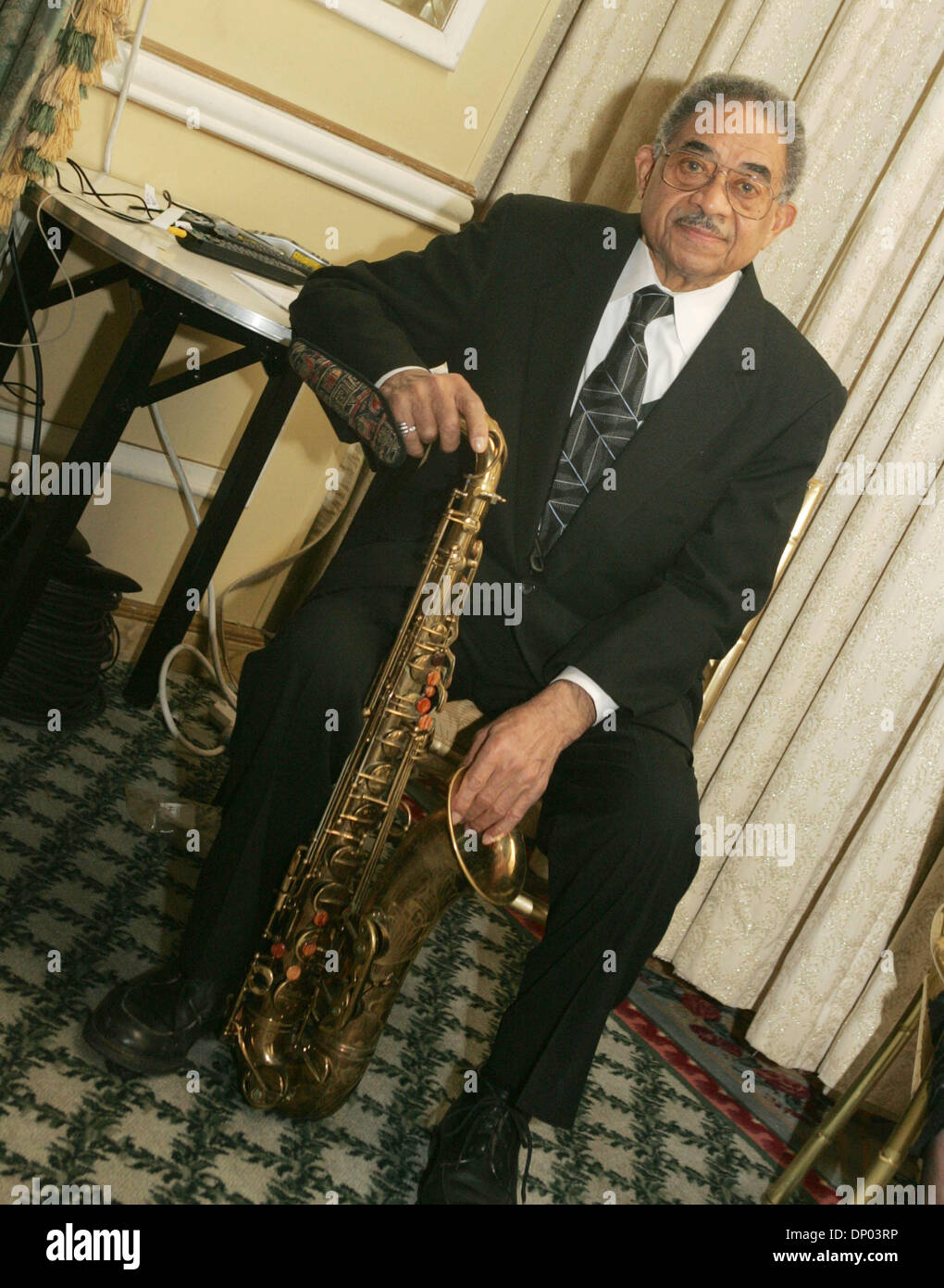 Feb 27, 2006; New York, NY, USA; Jazz artist saxophonist FRANK WESS at
