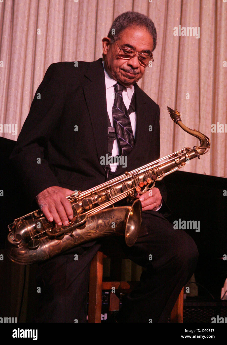 Feb 27, 2006; New York, NY, USA; Jazz artist saxophonist FRANK WESS at