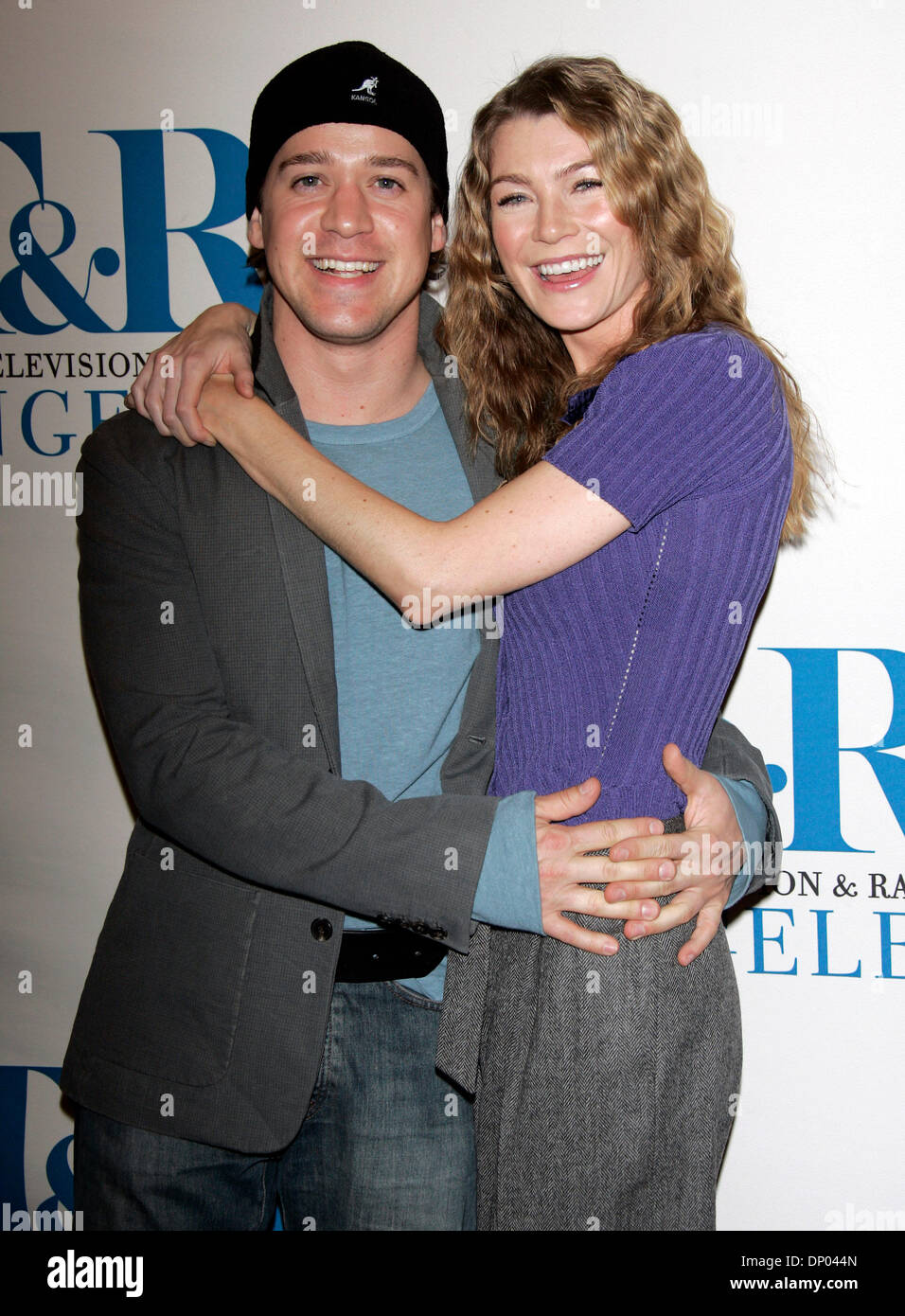 Feb 28, 2006; West Hollywood, California, USA; Actor T.R. KNIGHT & Actress ELLEN POMPEO at the 23rd Annual William S. Paley Television Festival Screening and Q&A of Grey's Anatomy at the DGA. Mandatory Credit: Photo by Lisa O'Connor/ZUMA Press. (©) Copyright 2006 by Lisa O'Connor Stock Photo