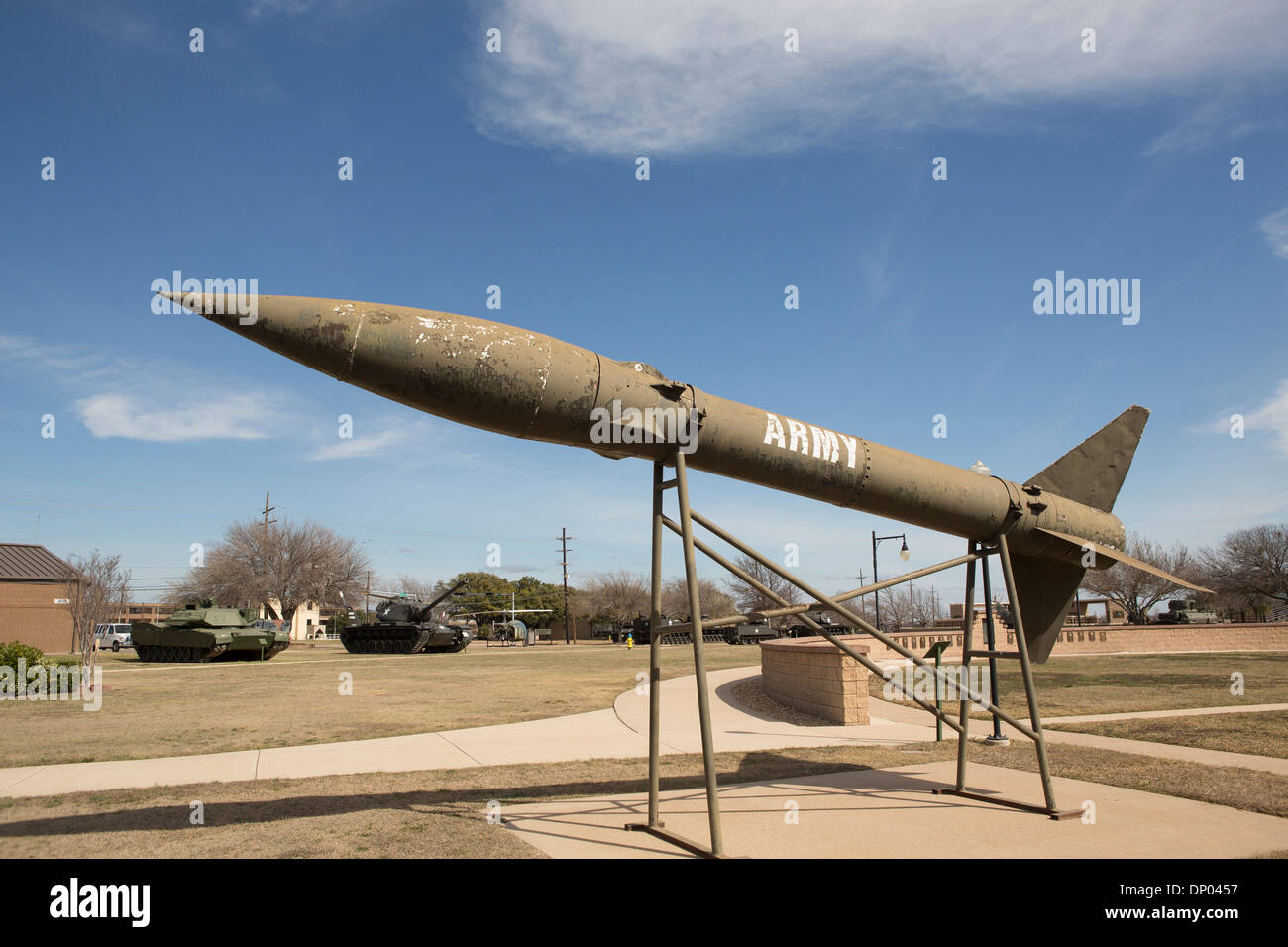 3rd Cavalry Division Museum, Ft Hood, Texas Stock Photo