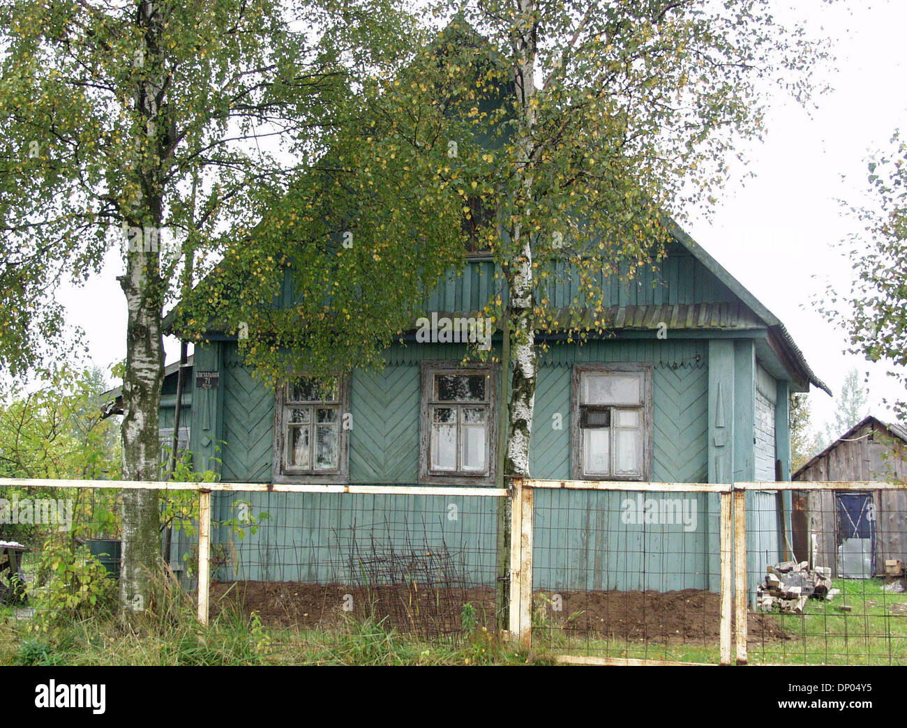 Sep 28, 2006 - Tosno, Russia - Country house (Dacha) that belonged to the parents of Russian president Vladimir Putin. The Dacha is located in Tosno area of Leningrad region. (Credit Image: © PhotoXpress/ZUMA Press) Stock Photo