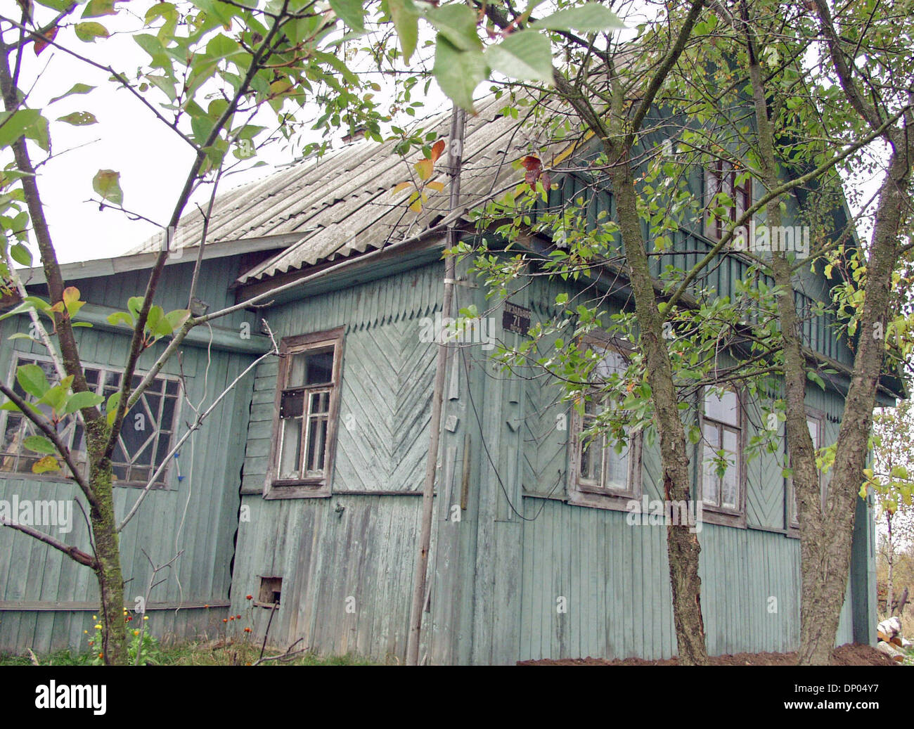 Sep 28, 2006 - Tosno, Russia - Country house (Dacha) that belonged to the parents of Russian president Vladimir Putin. The Dacha is located in Tosno area of Leningrad region. (Credit Image: © PhotoXpress/ZUMA Press) Stock Photo