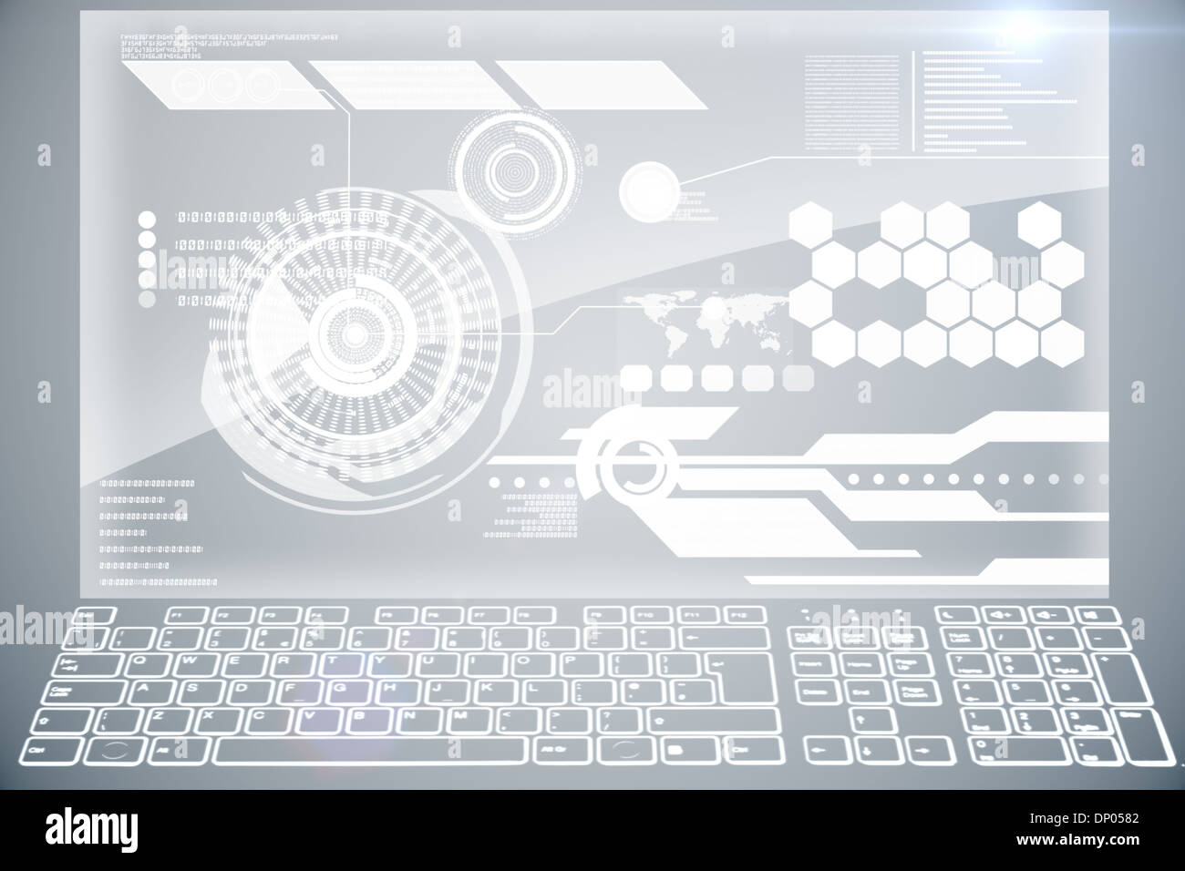Futuristic technology interface Stock Photo - Alamy