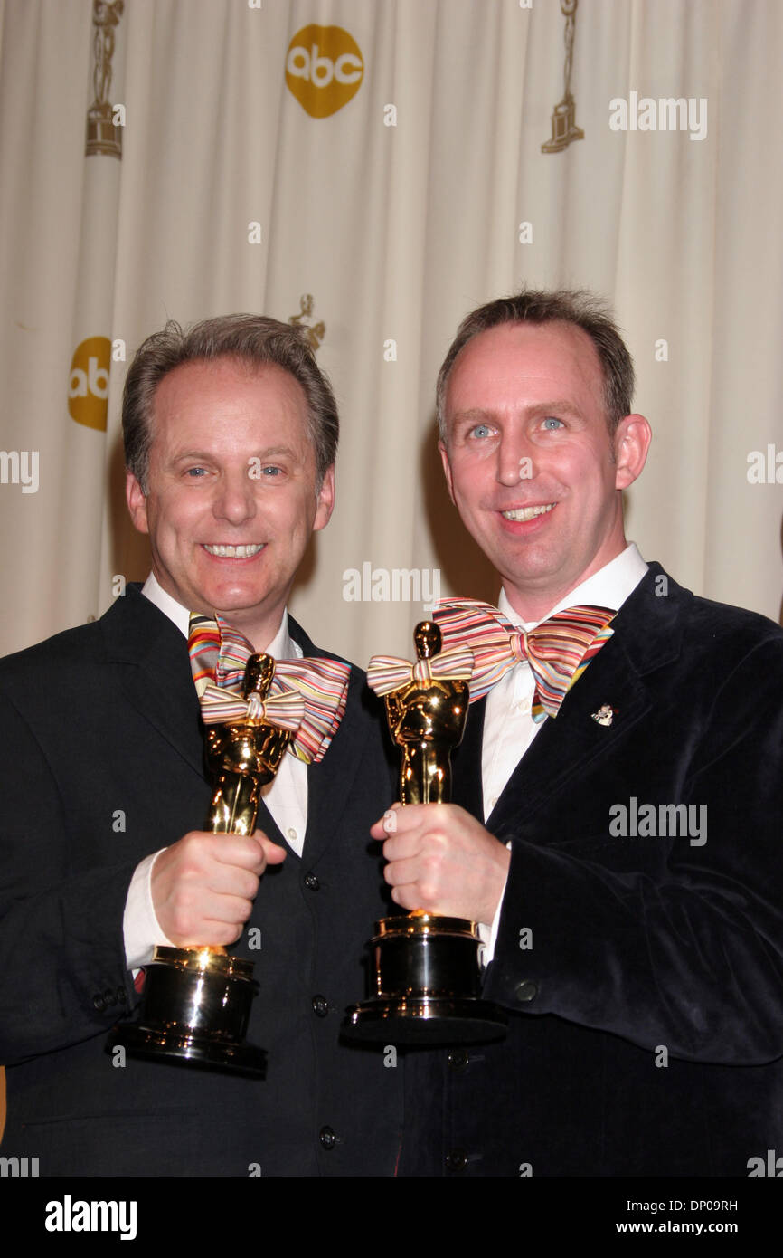 Mar 05, 2006; Hollywood, CA, USA; OSCARS 2006 STEVE BOX and NICK PARK