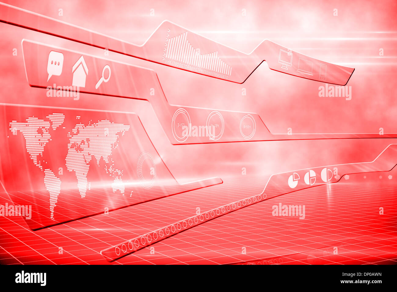 Graph futuristic interface hi-res stock photography and images - Alamy
