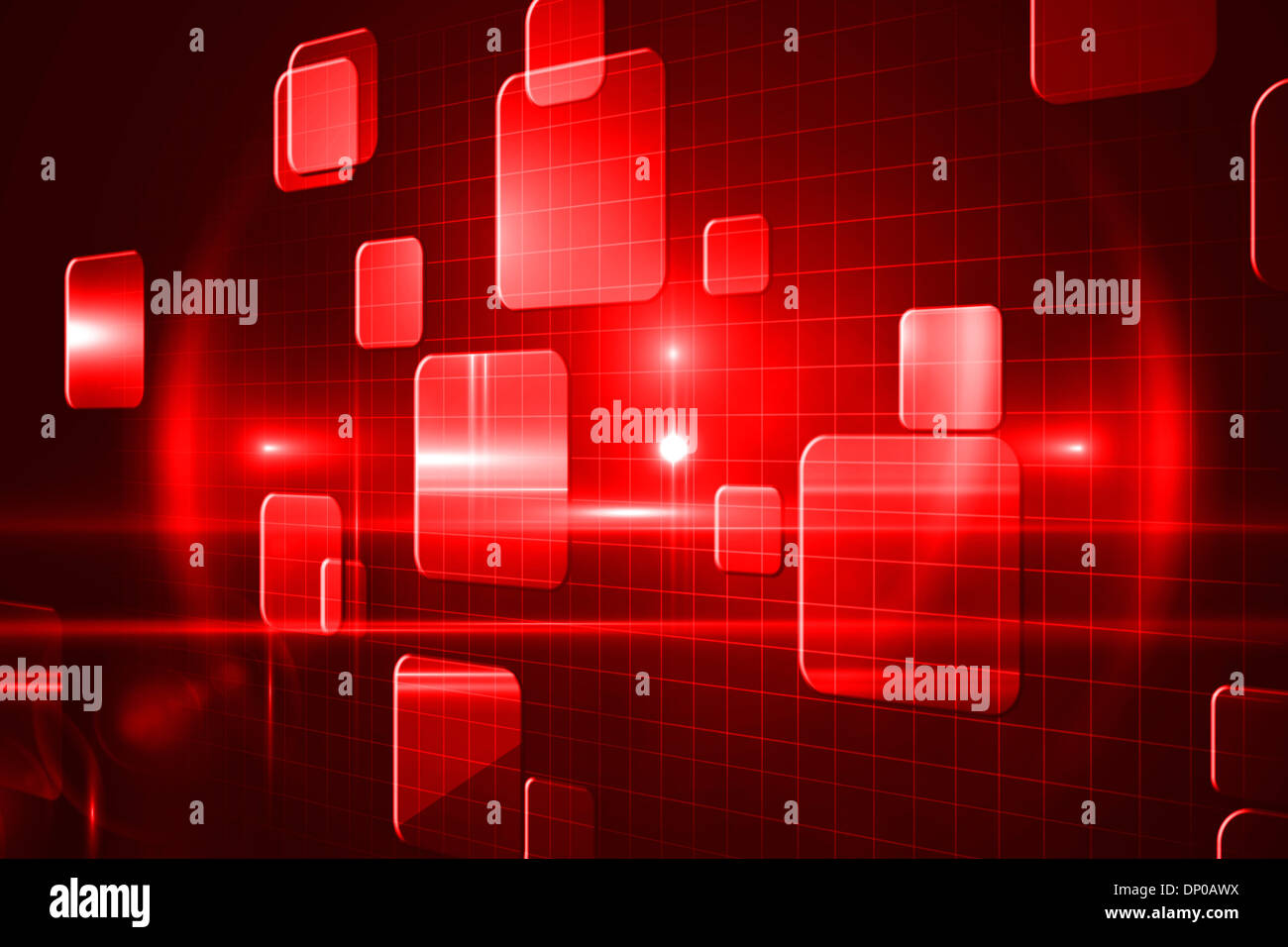 Futuristic technology interface Stock Photo